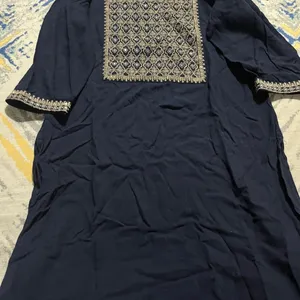 Navy Blue Kurta