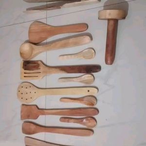 Wooden 13 Spatula Set