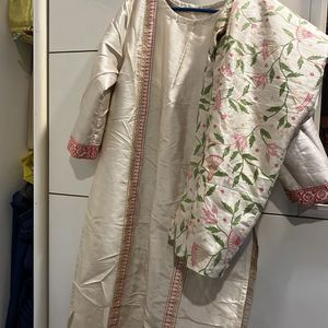 Cotton Silk Kurta Set