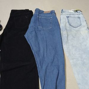 Jeans 👖 Women 3 Pc