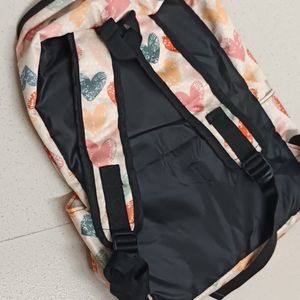 Heart Print Backpack For Girls