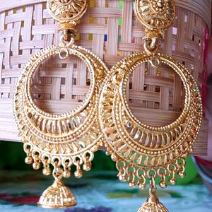 Beautiful Silver,Golden Banglas And Earrings 😍