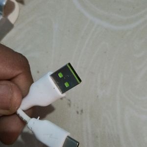 New Data Cable Fast White