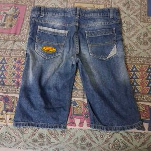 Half Denim Pant For Boys