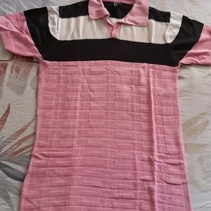 Pink And Black Tshirt