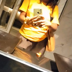 A Beautiful Yellow Casual Tshirt