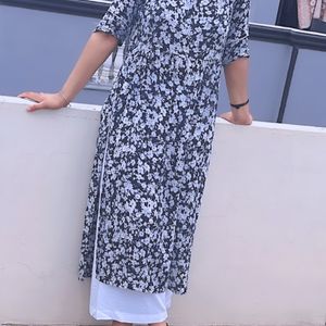 Black Printed Hand Made Kurti 🦋 Just Go For It