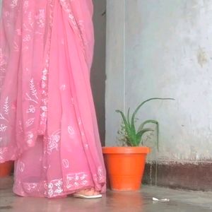 Pink Saree