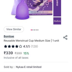 Bombae Reusable Menstrual Cup (Medium)