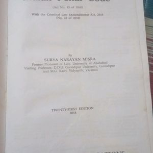 Indian Penal Code (Textbook)