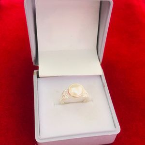 Pearl Ring Pure Silver
