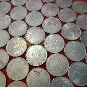 2 Rupees Cross Coin Unity In Diversity Issue, 50ps