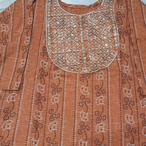 Bandhani Print Kurti ❤️🤎