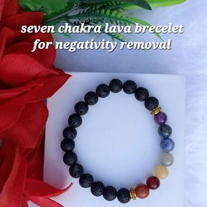 Seven Chakra Lava Brecelet [1 Piece]