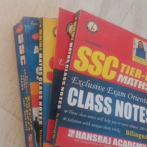 Combo SSC Maths Class Notes & CGL Solved Paper