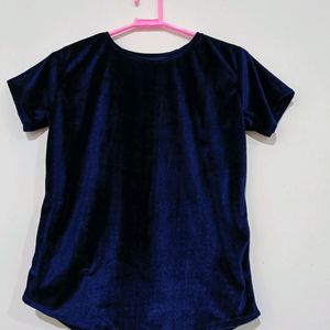 New Unused Velvet Top Blouse