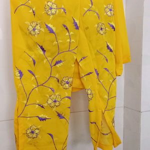 Salwar With Churidar Pant 💛