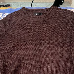 Maroon Shrewd Wool Sweater