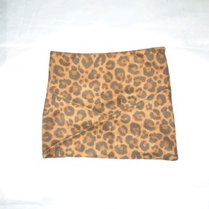 Y2k Animal Print Micro Mini Skirt