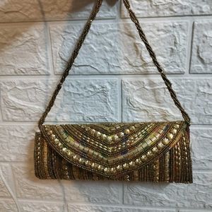 Golden Clutch Purse