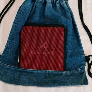 Jean String Bag