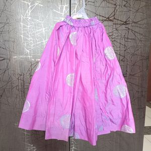 Girls Langa Blouse With Silver Buttas