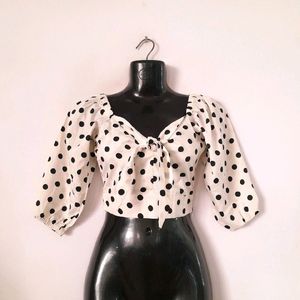 Polka Dots Crop Top 💕