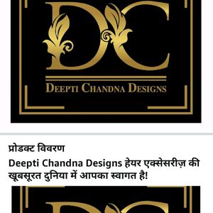 Deepti Chandna Designs Lather Hairband