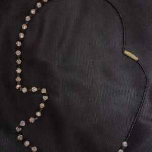 Black And White Bead Necklace