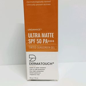 DERMATOUCH  SPF 50 PA+++TINTED SUNSCREEN GEL