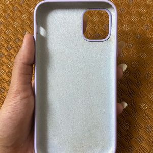 Iphone 11 Lavendar Silicon Back Cover