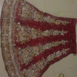 Full Heavy Work Sharara Suit+Free Kids Lehenga