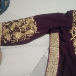 Afgani Kurta  Golden Salbar  Duptta Sat Suit