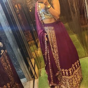 Purple Colur Legha Choli