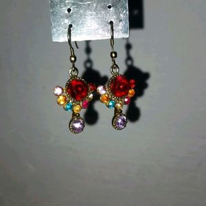 Plush Herbal Shampoo+black And Red Earrings Combo