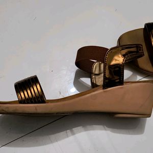 New Copper Gold Sandals