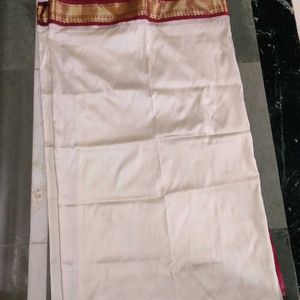 Saree (Off White Color)