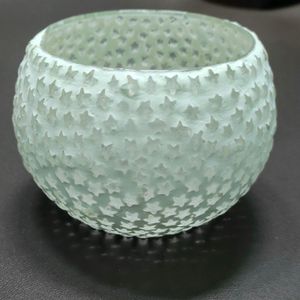 Star Design Mosaic Glass Tealight Holder