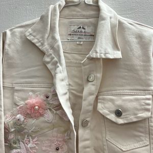 White Denim Jacket