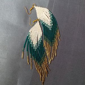 Earrings (Teal Green)