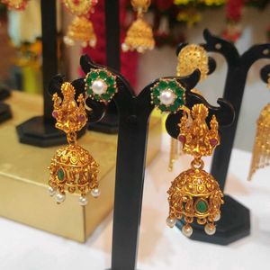 Fashion earrings & Laxmi Jumka Combo For Women