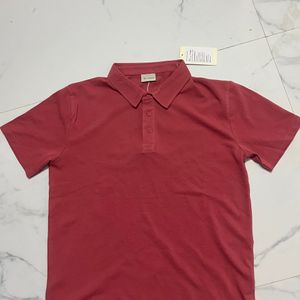 Brand New Cotton T-shirt For Men- Rust Pink Colour