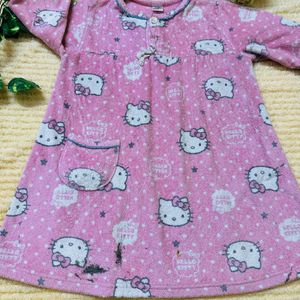 Combo baby girl, hello Kitty night suit