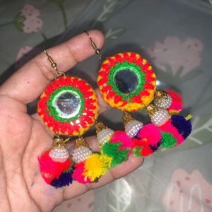 Pompom Earrings