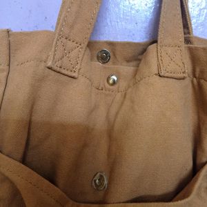 Brown Medium Sized Tote Bag