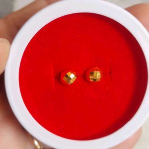 Gold Diamond Cut 22crt Studs