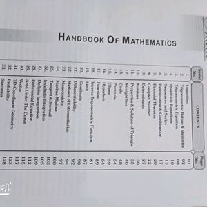 Handbook For JEE Mains And Advanced