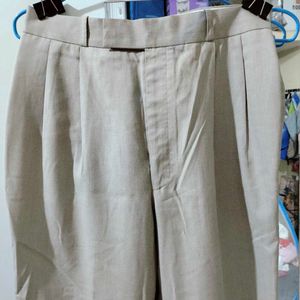 Beige Formal Pants/Trousers