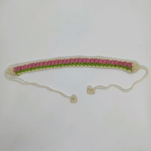 Combo Of Crochet Headband And Bracelet