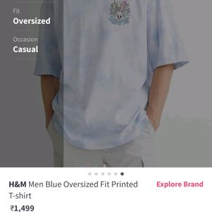 H&M Oversized T Shirt